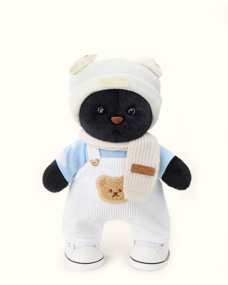 Getahug The Cool Black Bear | Handmade Jointed Teddy Bear Gift