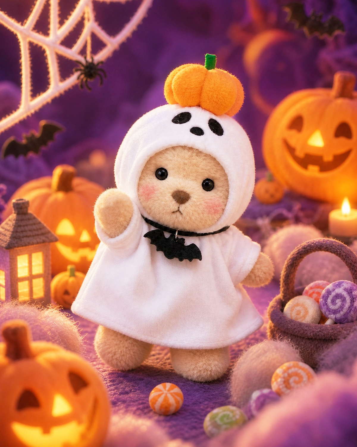 Getahug Halloween Carnival Series Mini Bear Plush Blind Box | 5.9 Inches Pendant Keychain Bag Charm Gift (Pre-sale)