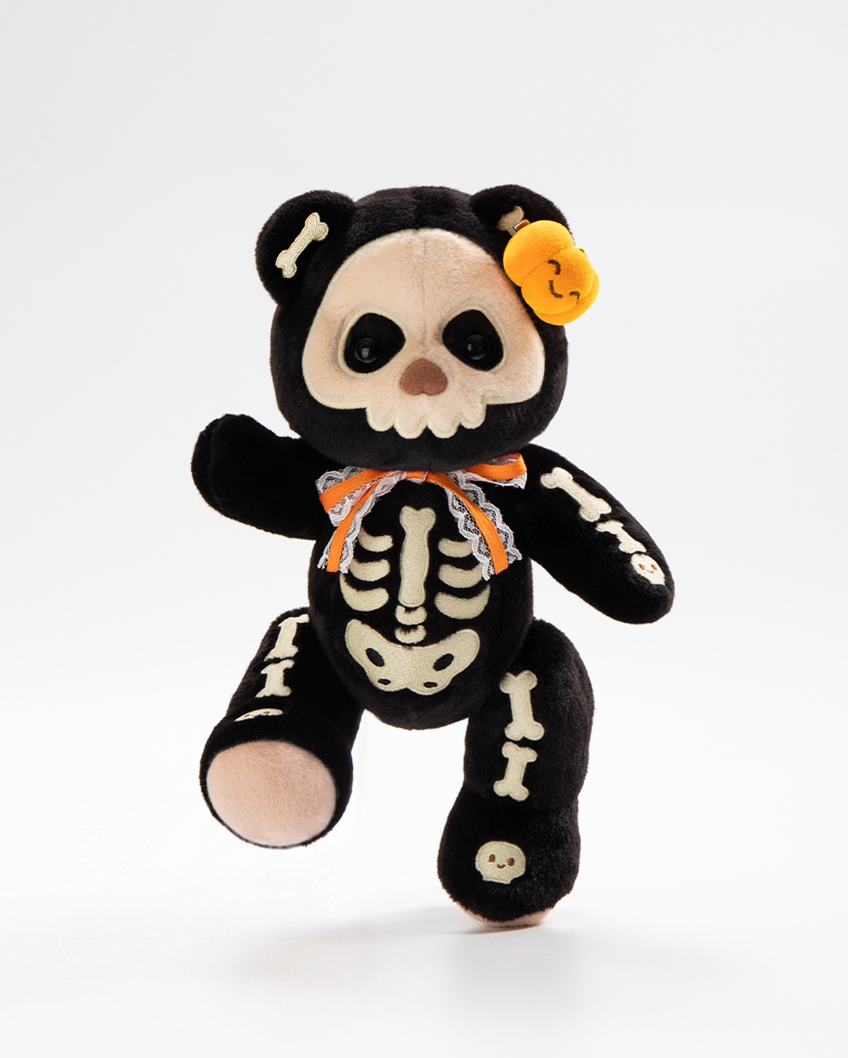 Getahug Halloween Skeleton Teddy Bear | Halloween Limited Edition Handmade Jointed Stuffed Animal Gift (Pre-sale)