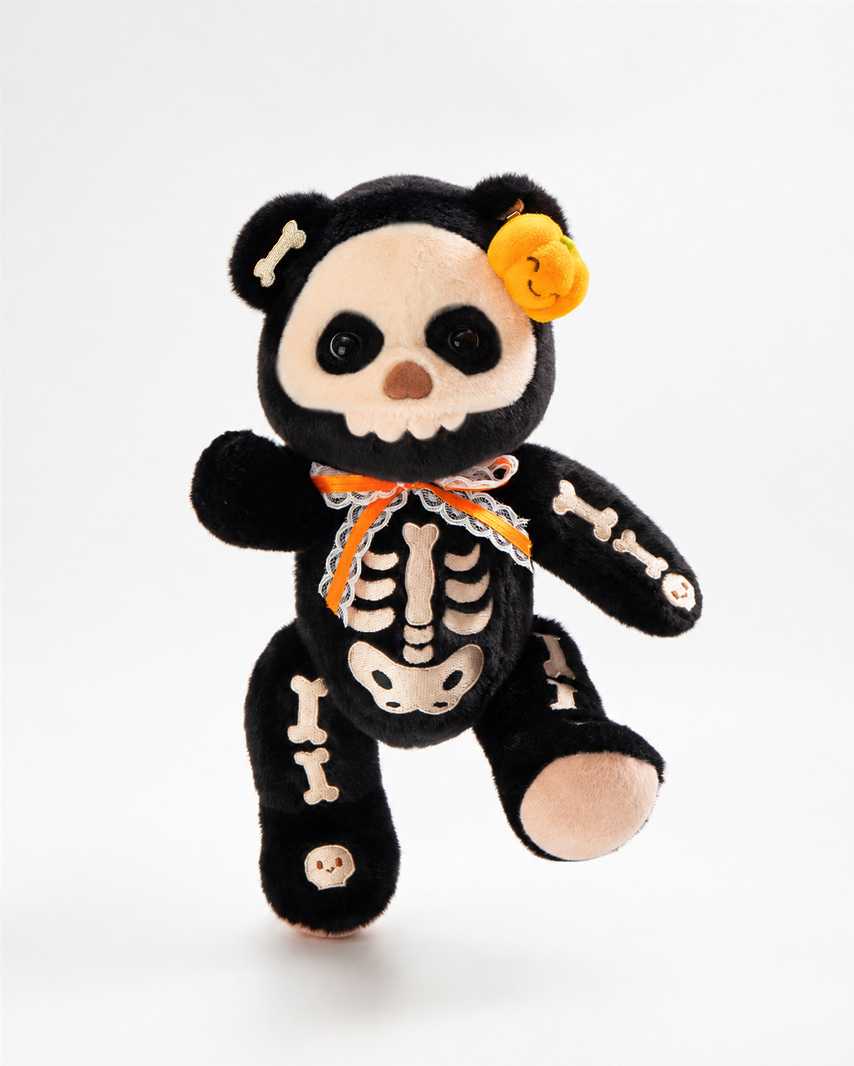 Getahug Halloween Skeleton Teddy Bear | Halloween Limited Edition Handmade Jointed Stuffed Animal Gift (Pre-sale)