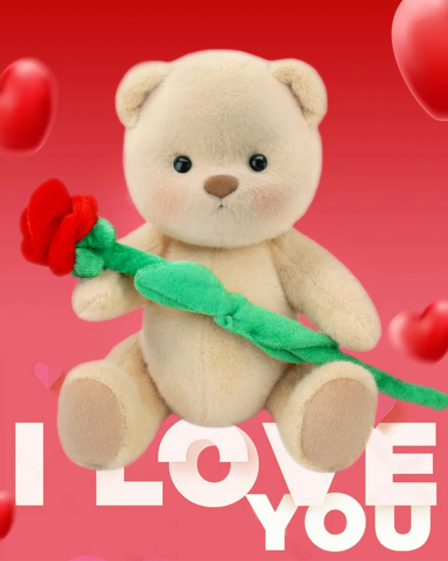Red Roses Plush Red Rose | Suitable for 12 Inches Stuffed Animals – Getahug