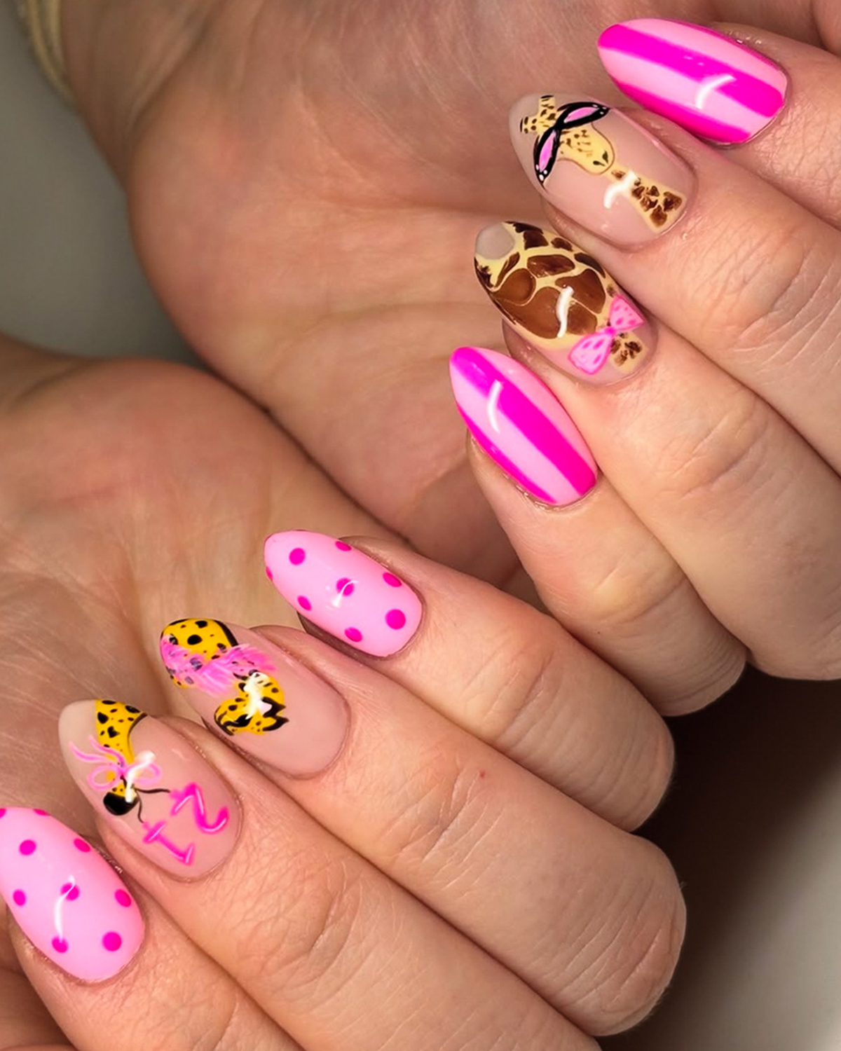 Getahug Pink Girly Teddy Bear Gift Box | Handmade Jointed Stuffed Animal Gift for Girls