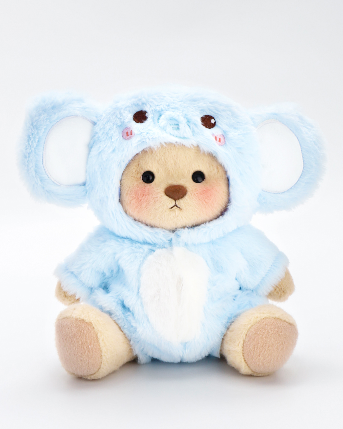 Getahug Sky Blue Elephant Bear | Handmade Jointed Stuffed Animal Gift