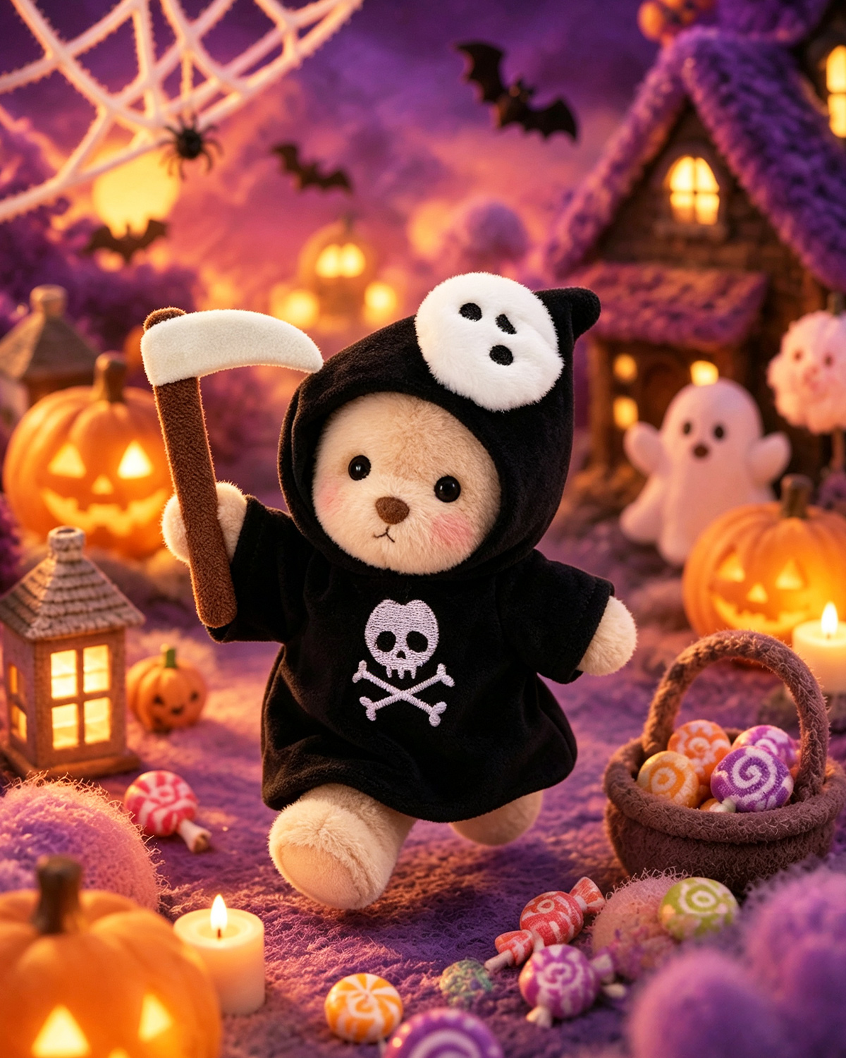Getahug Halloween Carnival Series Mini Bear Plush Blind Box | 5.9 Inches Pendant Keychain Bag Charm Gift (Pre-sale)