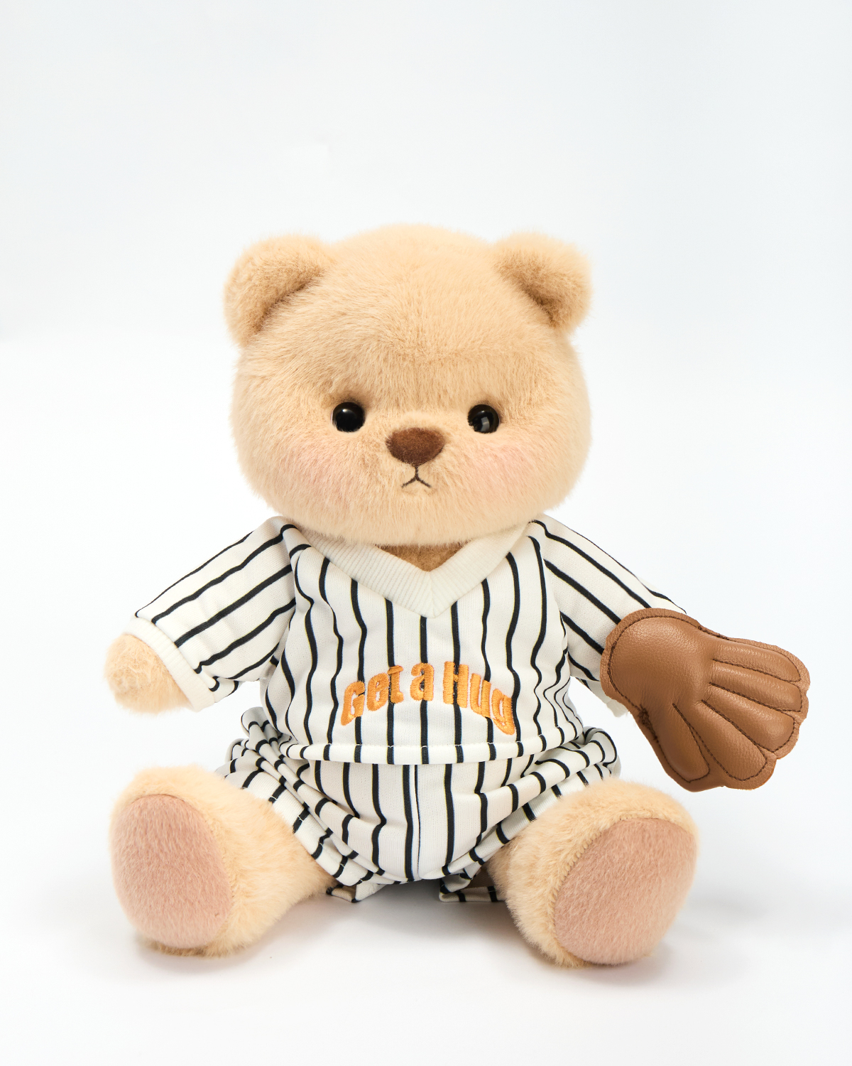 Getahug Classic Baseball Jersey Bear | Handmade Jointed Stuffed Animal Gift