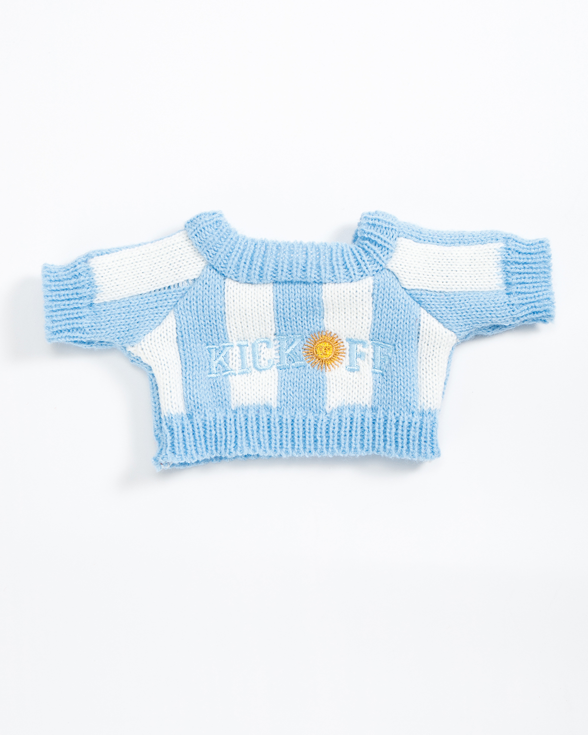 Getahug Soccer Kickoff Jointed Bunny Plush | Handmade Stuffed Animal Gift for Football Fans