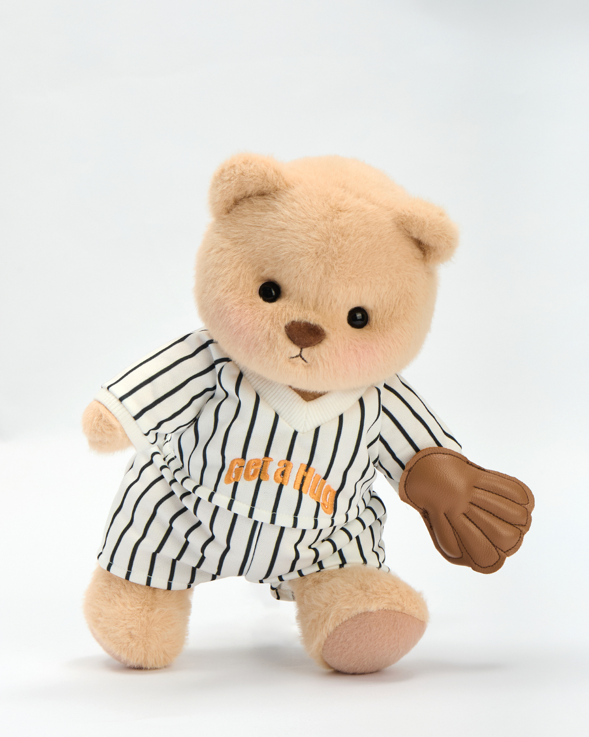 Getahug Classic Baseball Jersey Bear | Handmade Jointed Stuffed Animal Gift