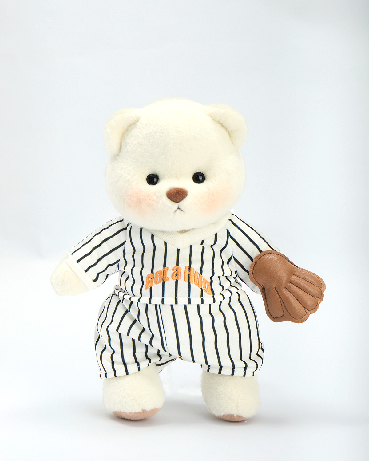 Getahug Classic Baseball Jersey Bear | Handmade Jointed Stuffed Animal Gift