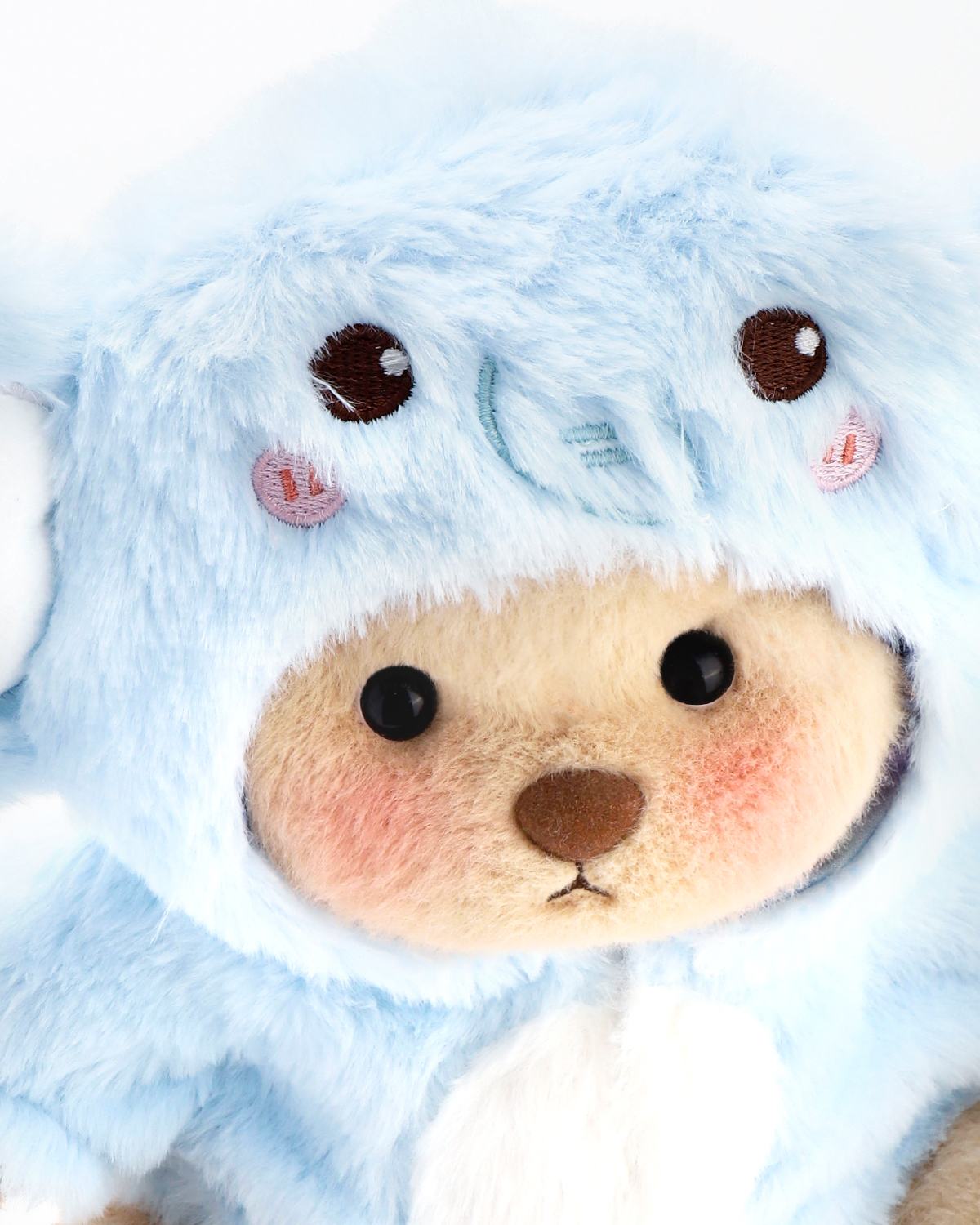 Getahug Sky Blue Elephant Bear | Handmade Jointed Stuffed Animal Gift