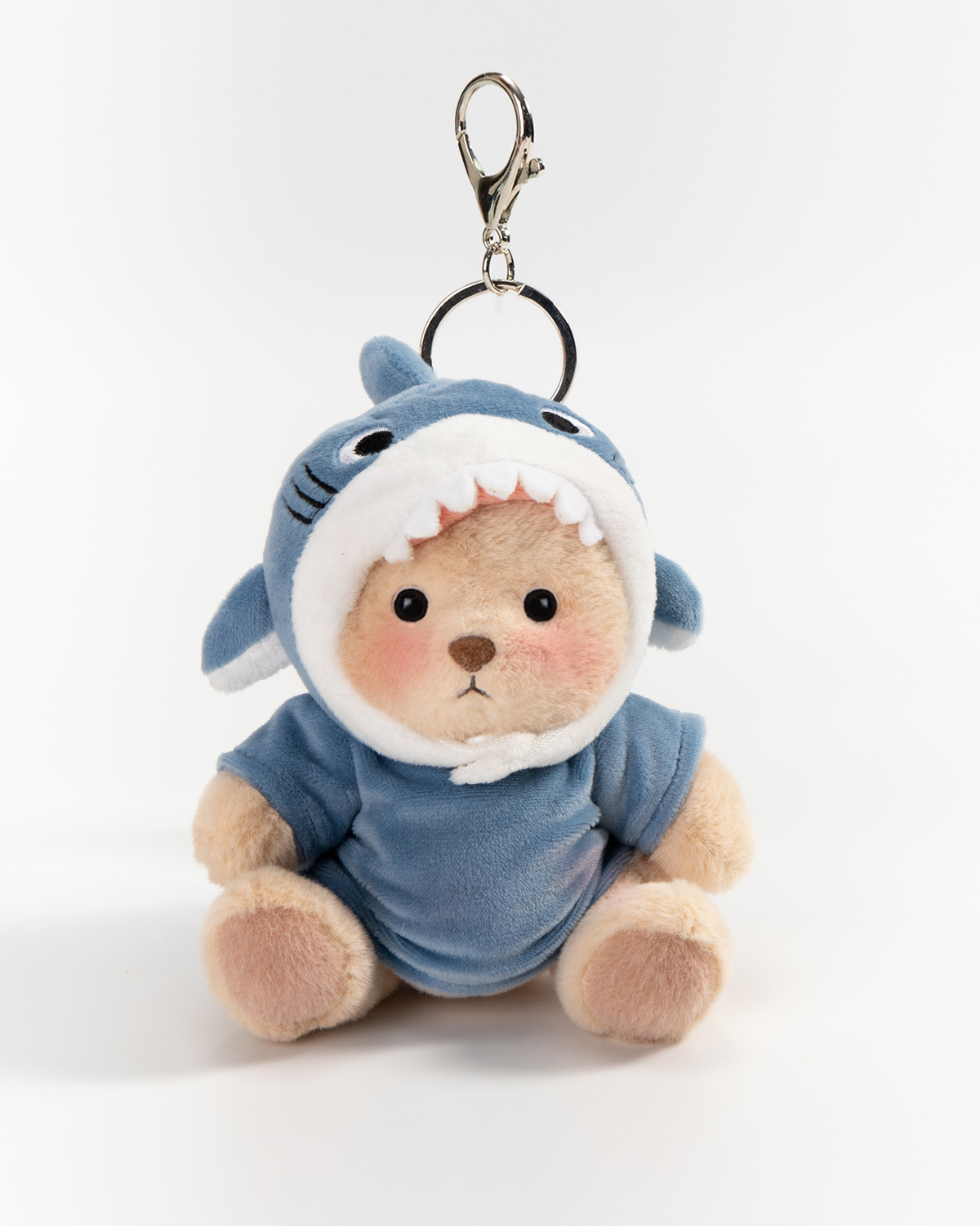 Getahug Shark Mini Bear Keychain | 5.9 Inches Plush Bag Charm Stuffed Animal Gift