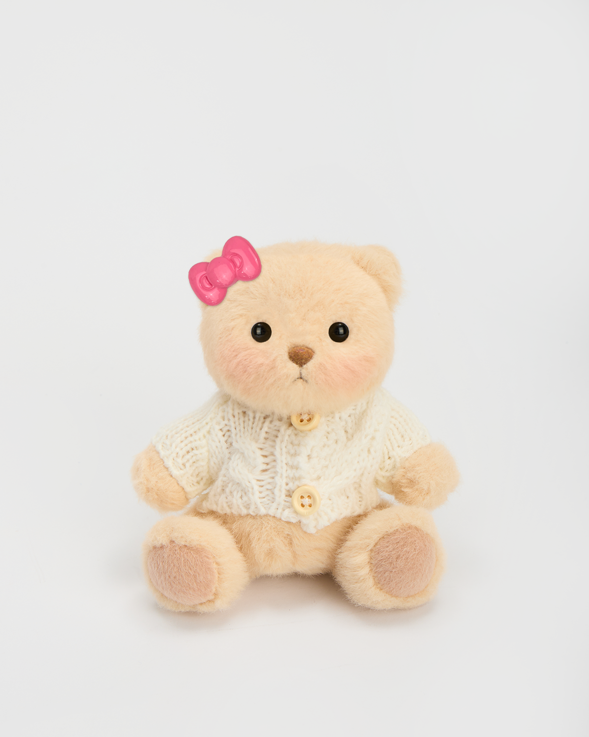 Pink Bow Hairpin | Suitable for 5.9 Inches Stuffed Animals