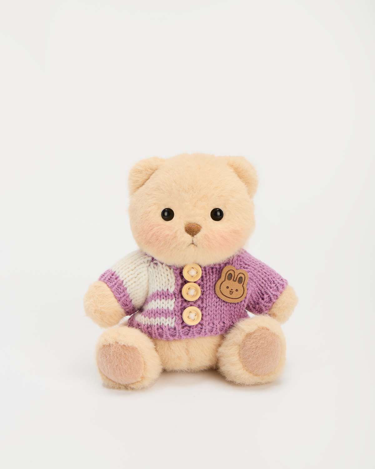 Getahug 5.9 Inches Purple Sweater Brown Mini Bear Pendant Keychain Gift