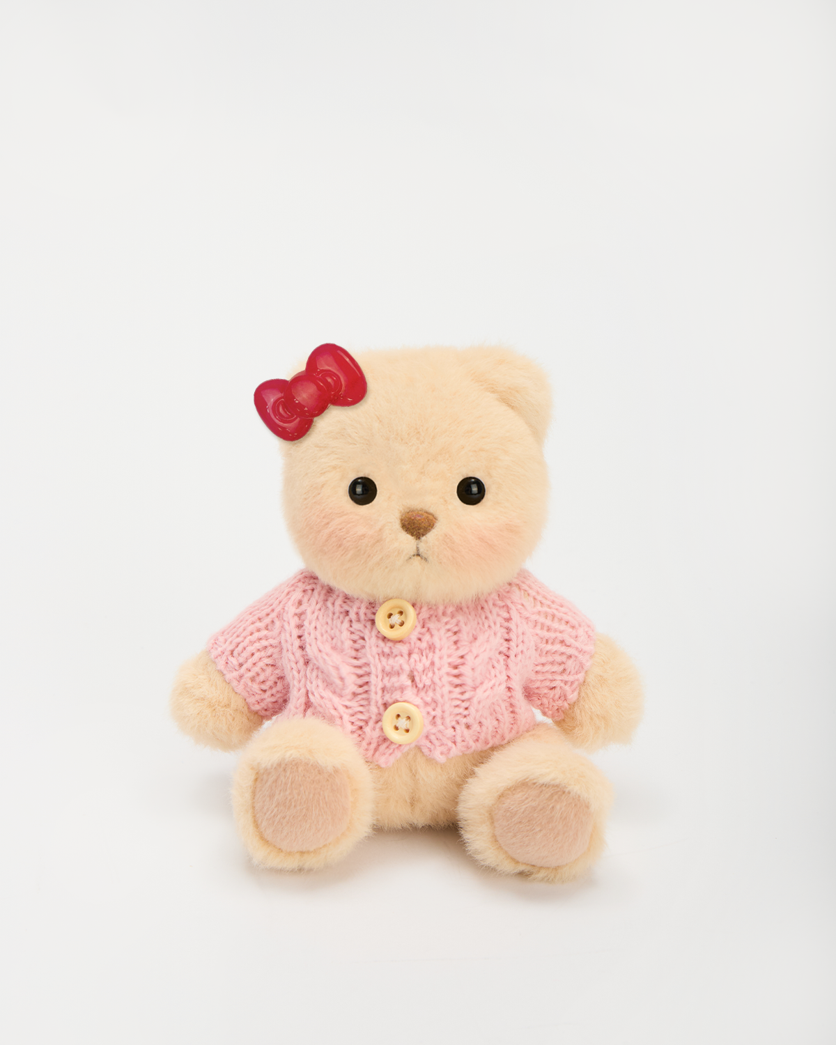 Red Bow Hairpin | Suitable for 5.9 Inches Stuffed Animals