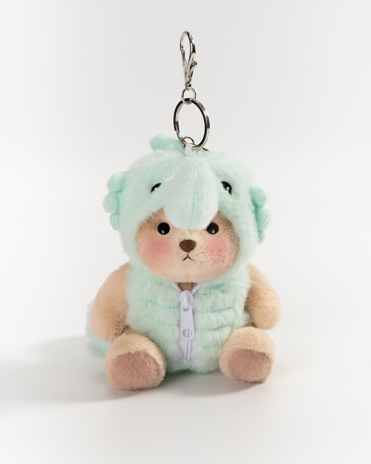 Getahug Seahorse Mini Bear Keychain | 5.9 Inches Plush Bag Charm Stuffed Animal Gift
