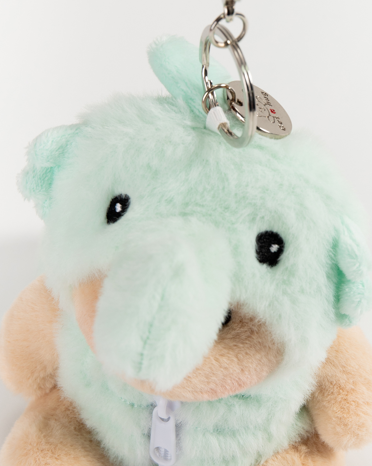 Getahug Seahorse Mini Bear Keychain | 5.9 Inches Plush Bag Charm Stuffed Animal Gift