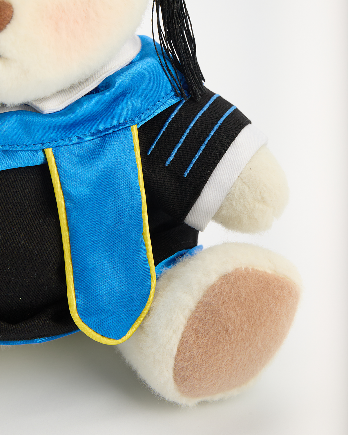 Getahug Graduation Cap and Gown Blue Stole Bear | Handmade Jointed Teddy Bear Gift