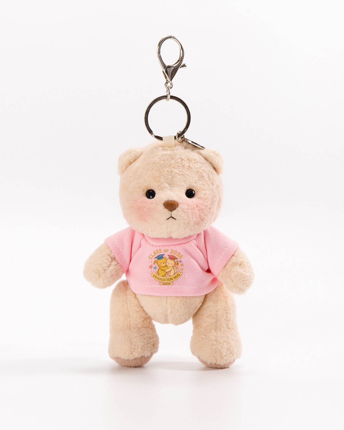 Getahug Class of 2026 Graduation Mini Bear Keychain | 5.9 Inches Plush Bag Charm Gift for Graduates