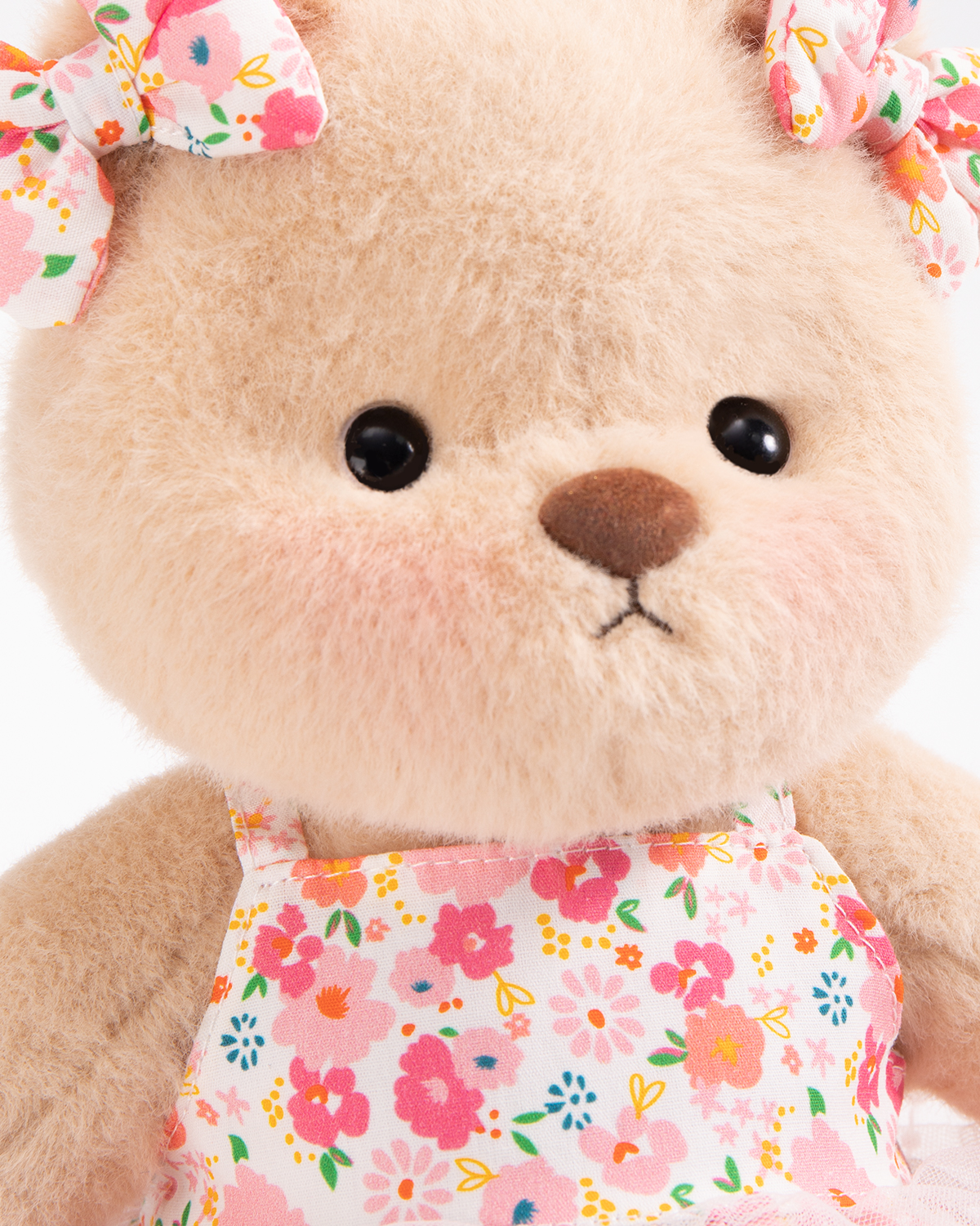 Getahug Pink Floral Lace Dress Bear | Handmade Jointed Teddy Bear Stuffed Animal Gift