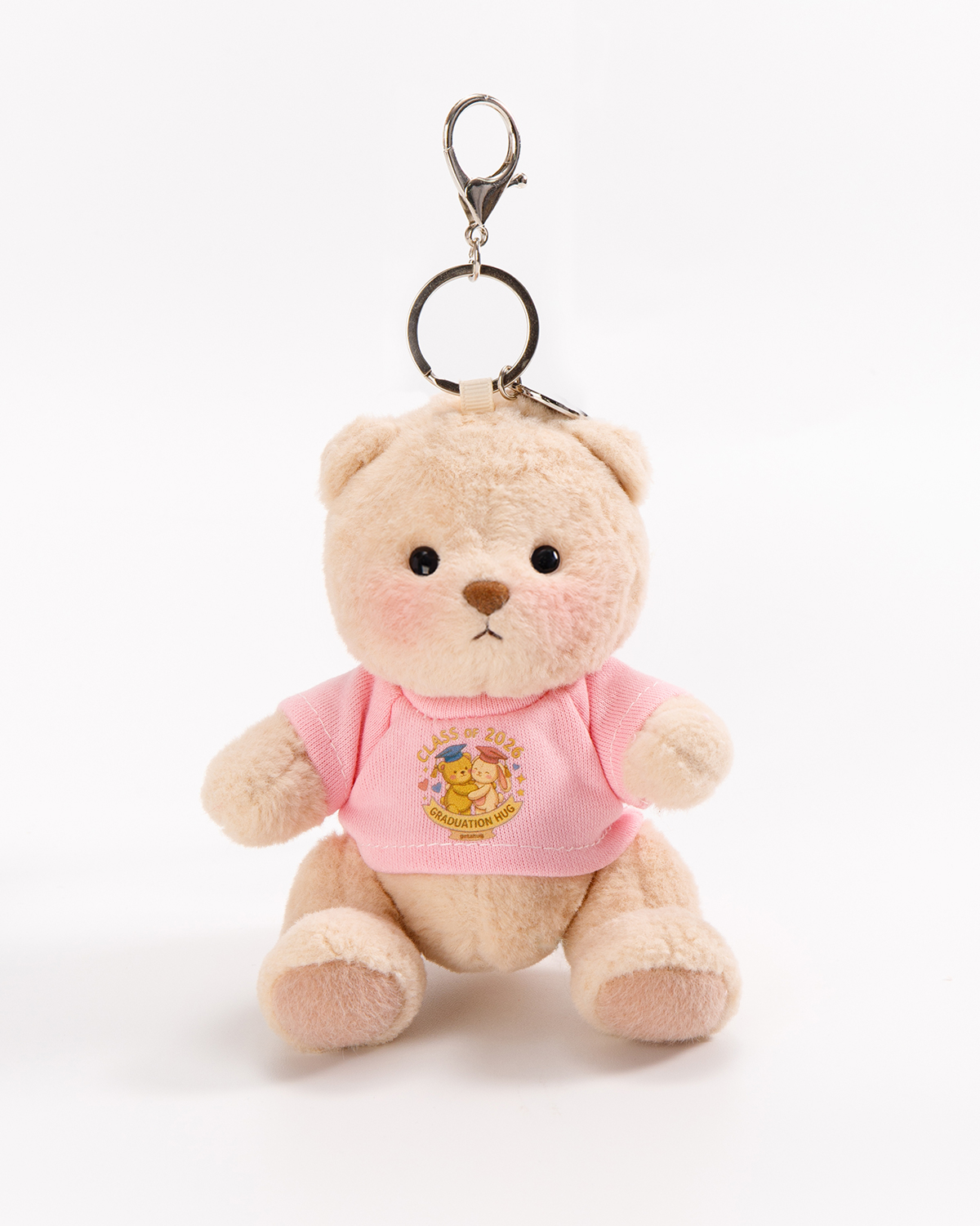 Getahug Class of 2026 Graduation Mini Bear Keychain | 5.9 Inches Plush Bag Charm Gift for Graduates