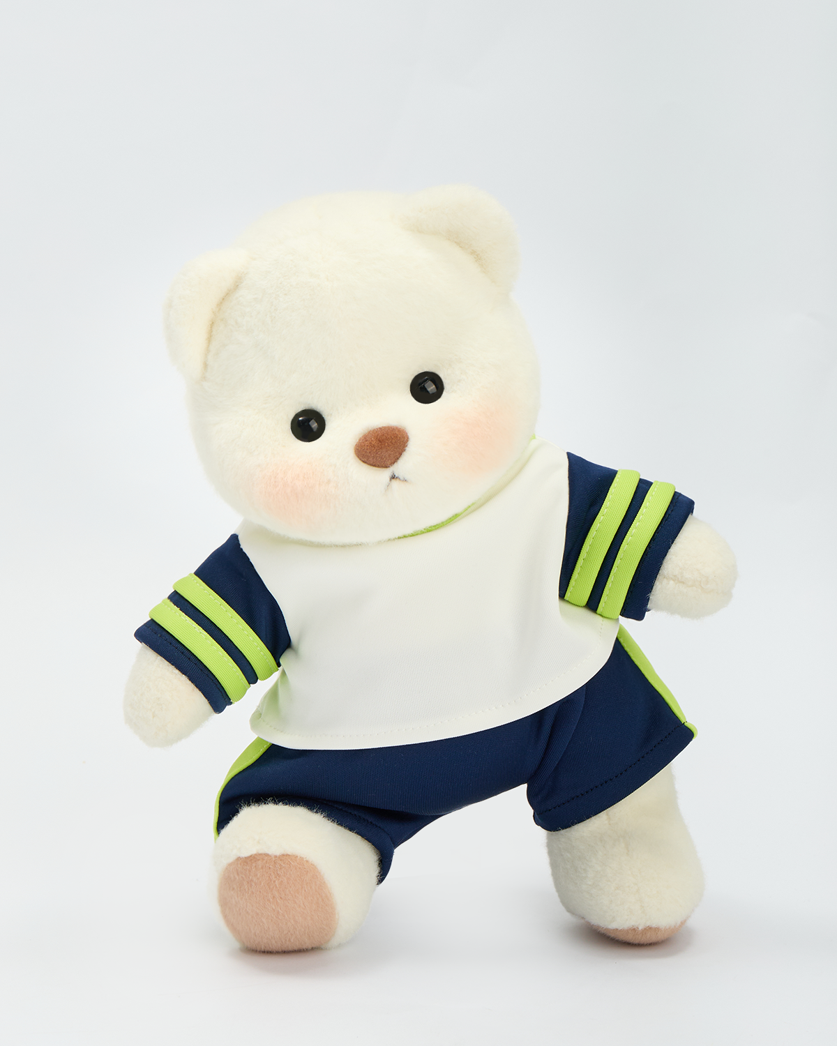 Getahug White T-shirt Bear | Handmade Jointed Teddy Bear Gift