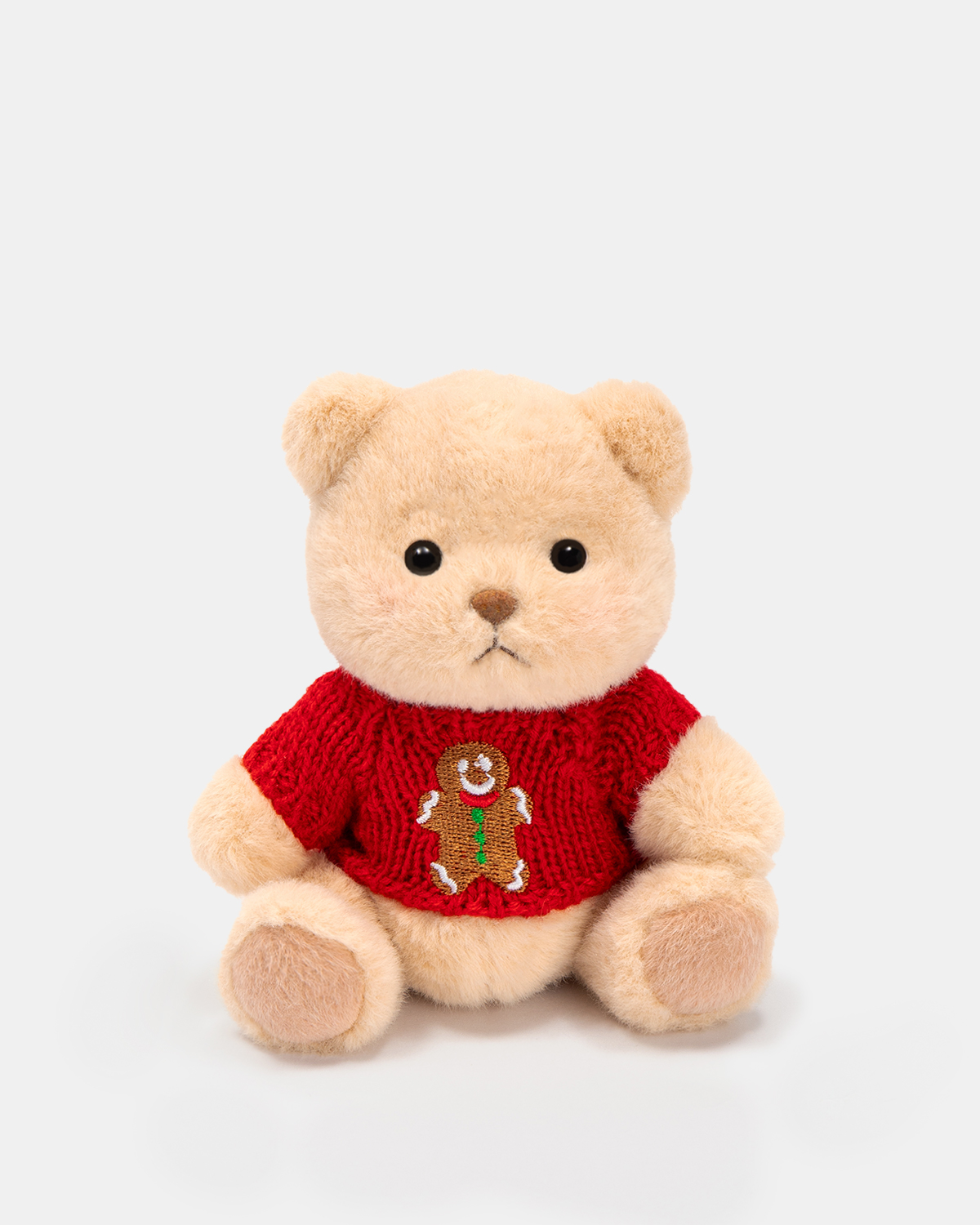 Getahug 5.9 Inches Christmas Gingerbread Man Sweater Brown Mini Bear Bag Charm Keychains Gift 