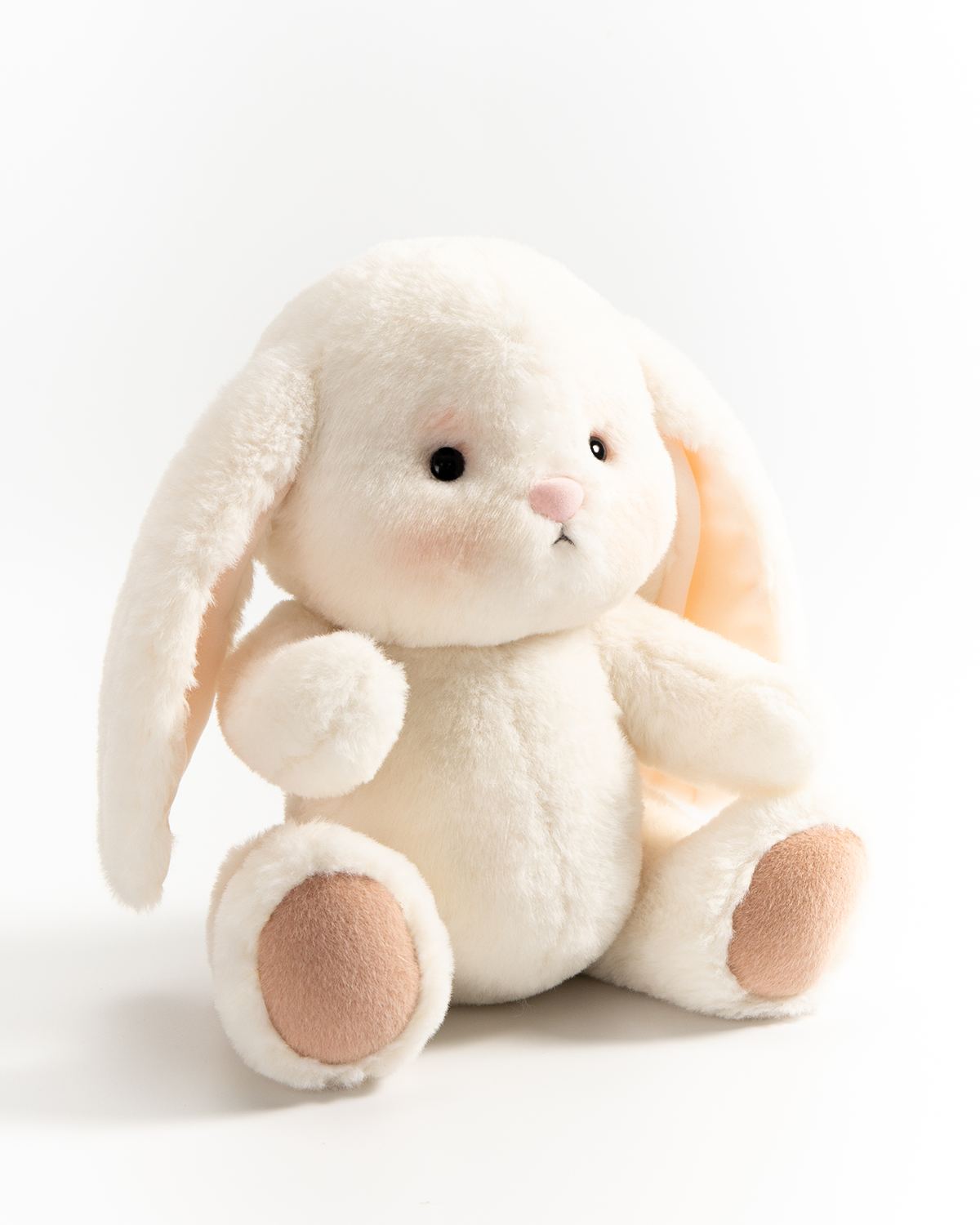 Getahug Rosie The White Jointed Bunny Plush | Handmade Stuffed Animal Gift