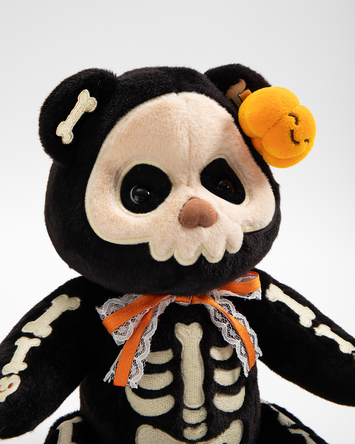 Getahug Halloween Glow-in-the-Dark Skeleton Teddy Bear | Halloween Limited Edition Handmade Jointed Stuffed Animal Gift