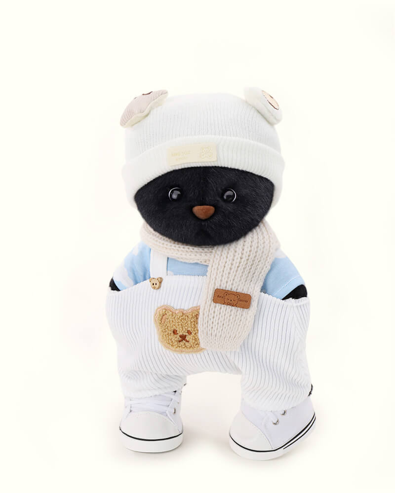 Getahug The Cool Black Bear | Handmade Jointed Teddy Bear Gift