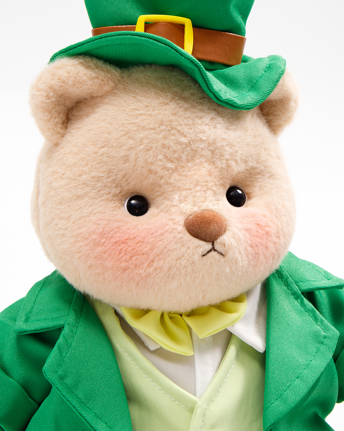 Getahug St. Patrick's Day Green Suit Bear | Handmade Jointed Stuffed Animal Gift