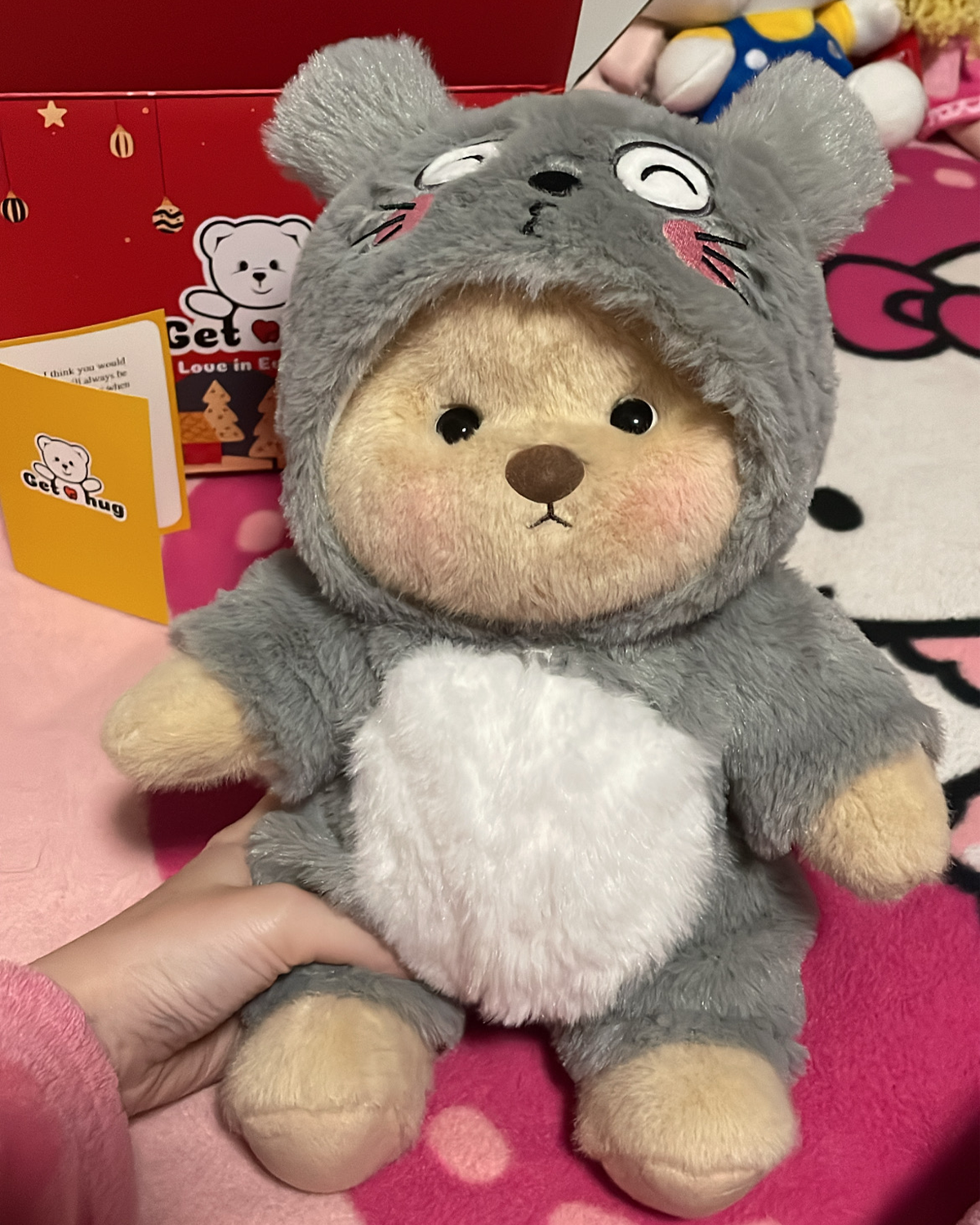Getahug Totoro Bear | Handmade Jointed Teddy Bear Gift