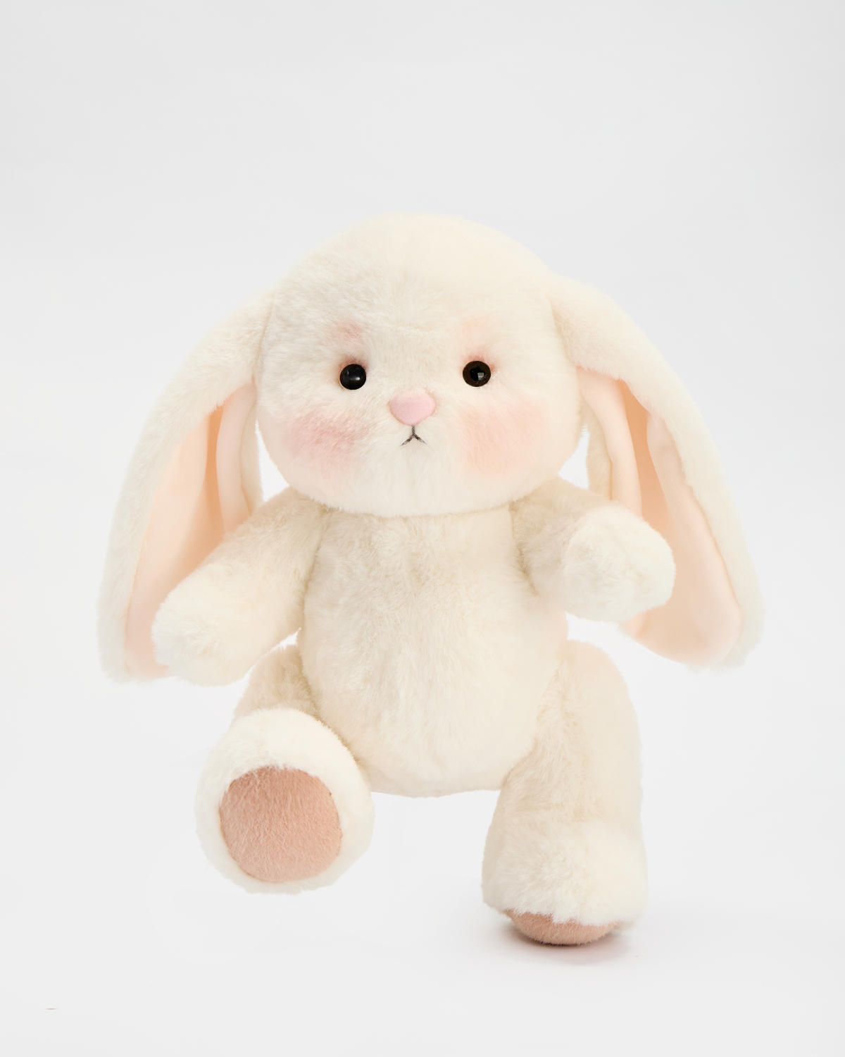 Getahug The White Bunny | Handmade Jointed Stuffed Animal Gift