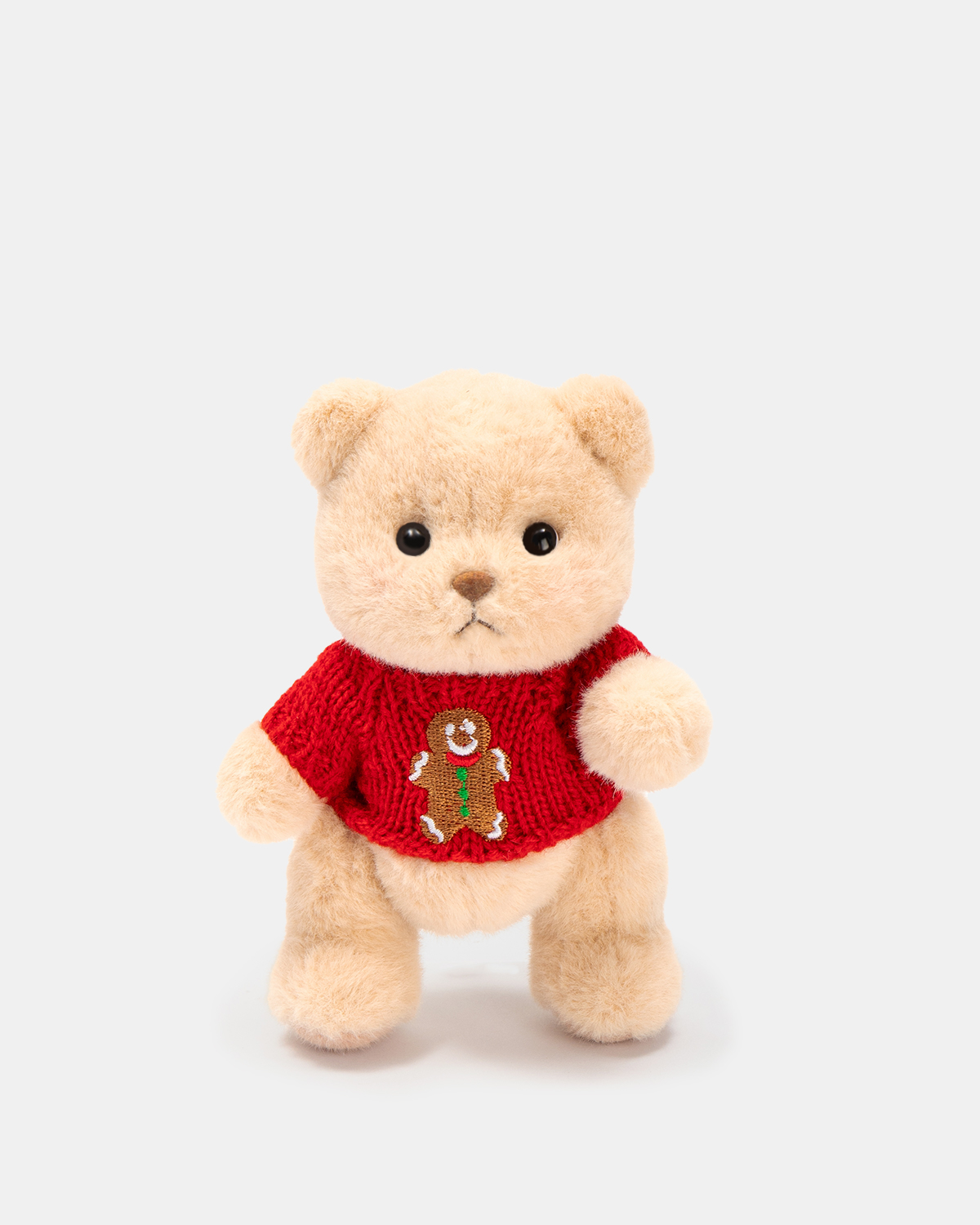 Getahug 5.9 Inches Christmas Gingerbread Man Sweater Brown Mini Bear Bag Charm Keychains Gift 