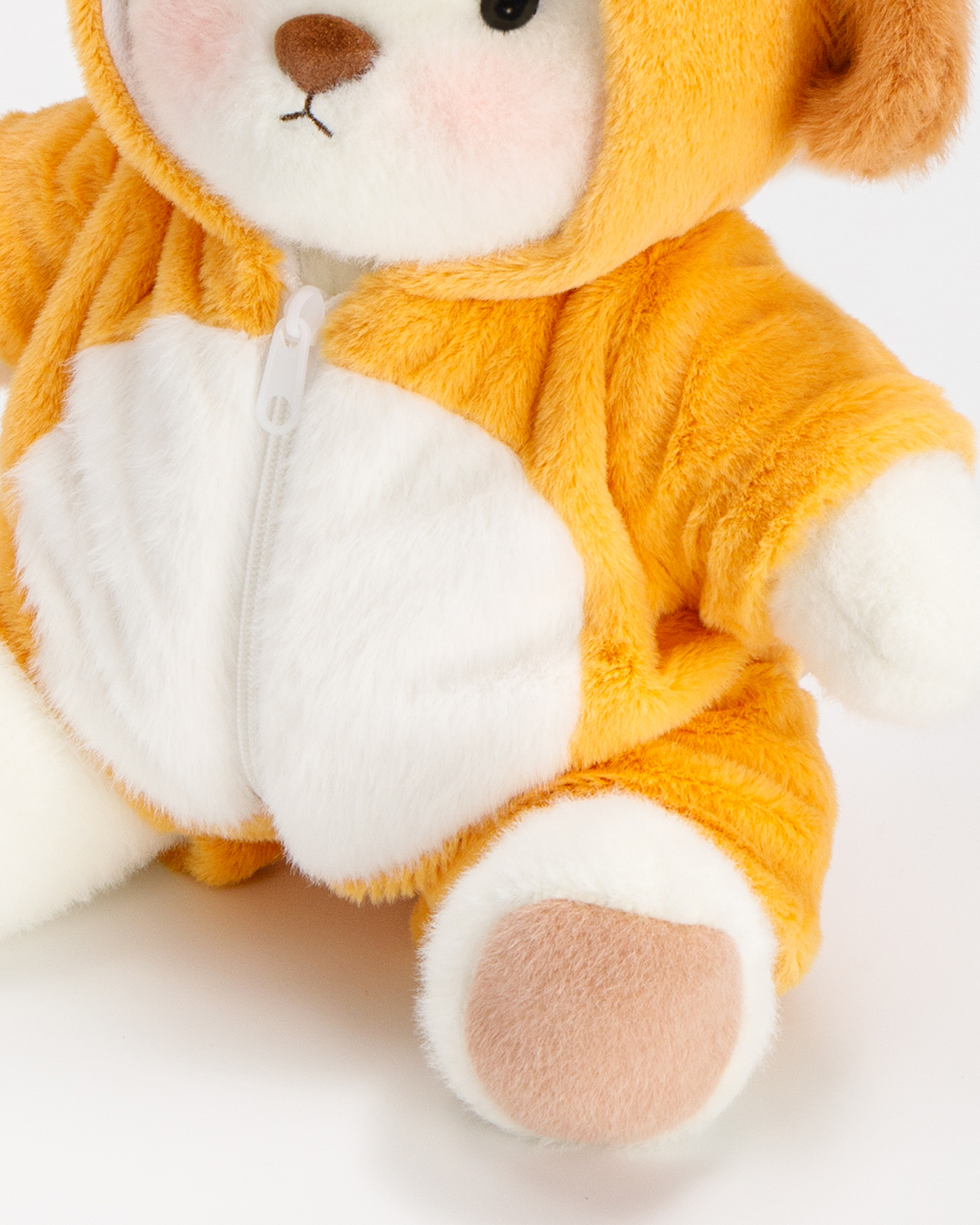 Getahug Yellow Dog Bear | Handmade Jointed Stuffed Animal Gift