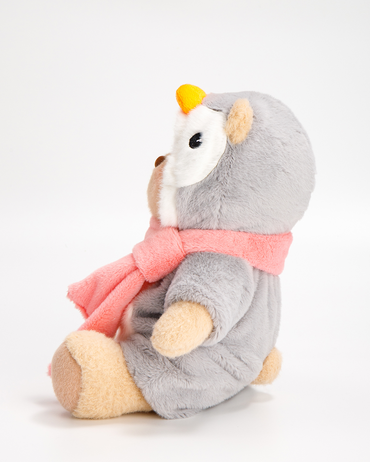 Getahug Grey Penguin Teddy Bear | Handmade Jointed Stuffed Animal Gift