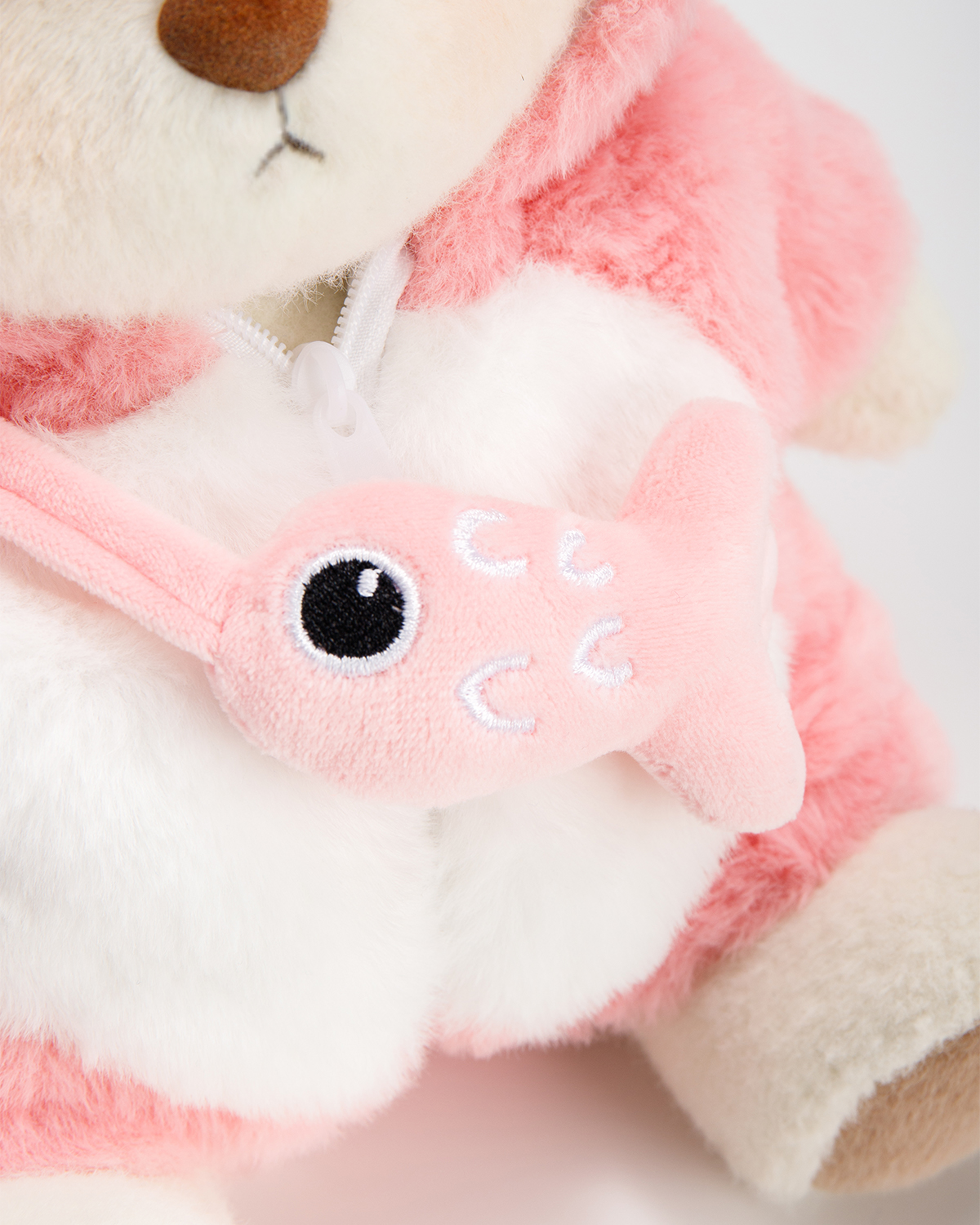 Getahug Pink Penguin Teddy Bear | Handmade Jointed Stuffed Animal Gift