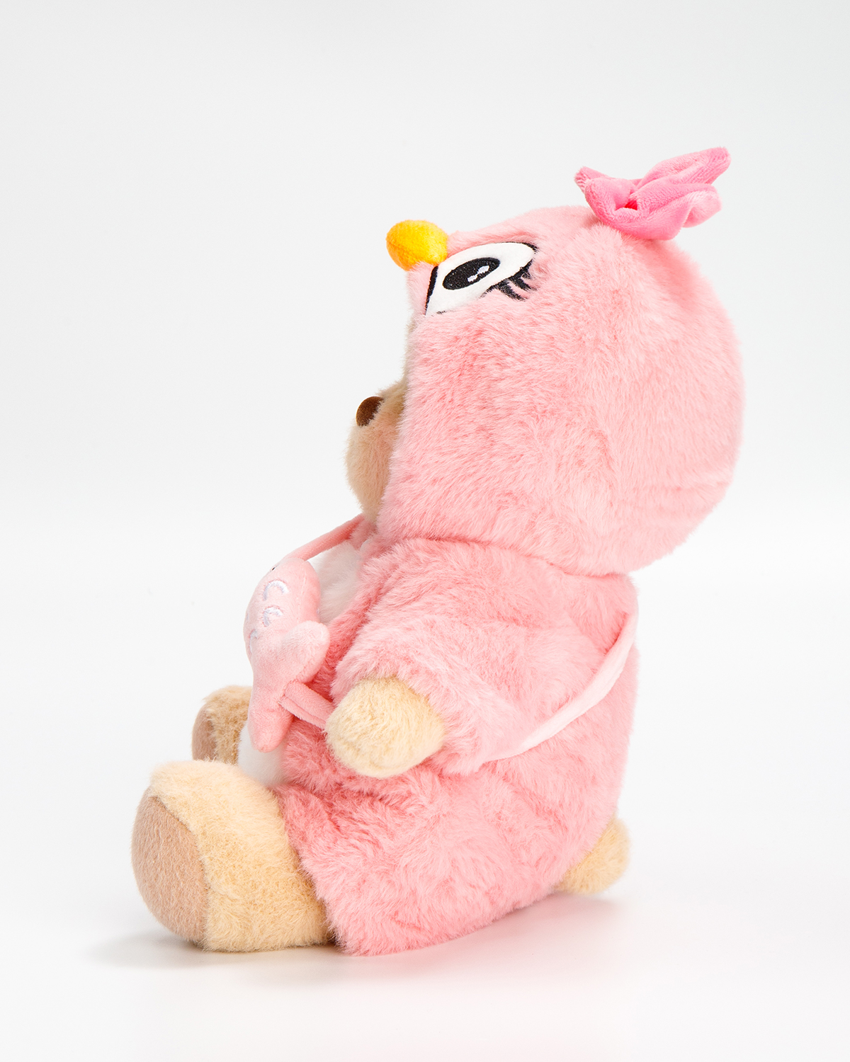 Getahug Pink Penguin Teddy Bear | Handmade Jointed Stuffed Animal Gift