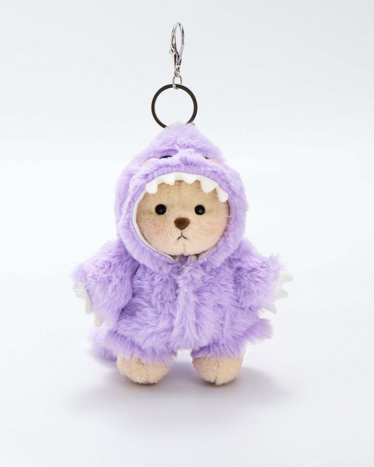 Getahug Purple Dino Mini Bear | 5.9 Inches Stuffed Animal Bag Charm Ke