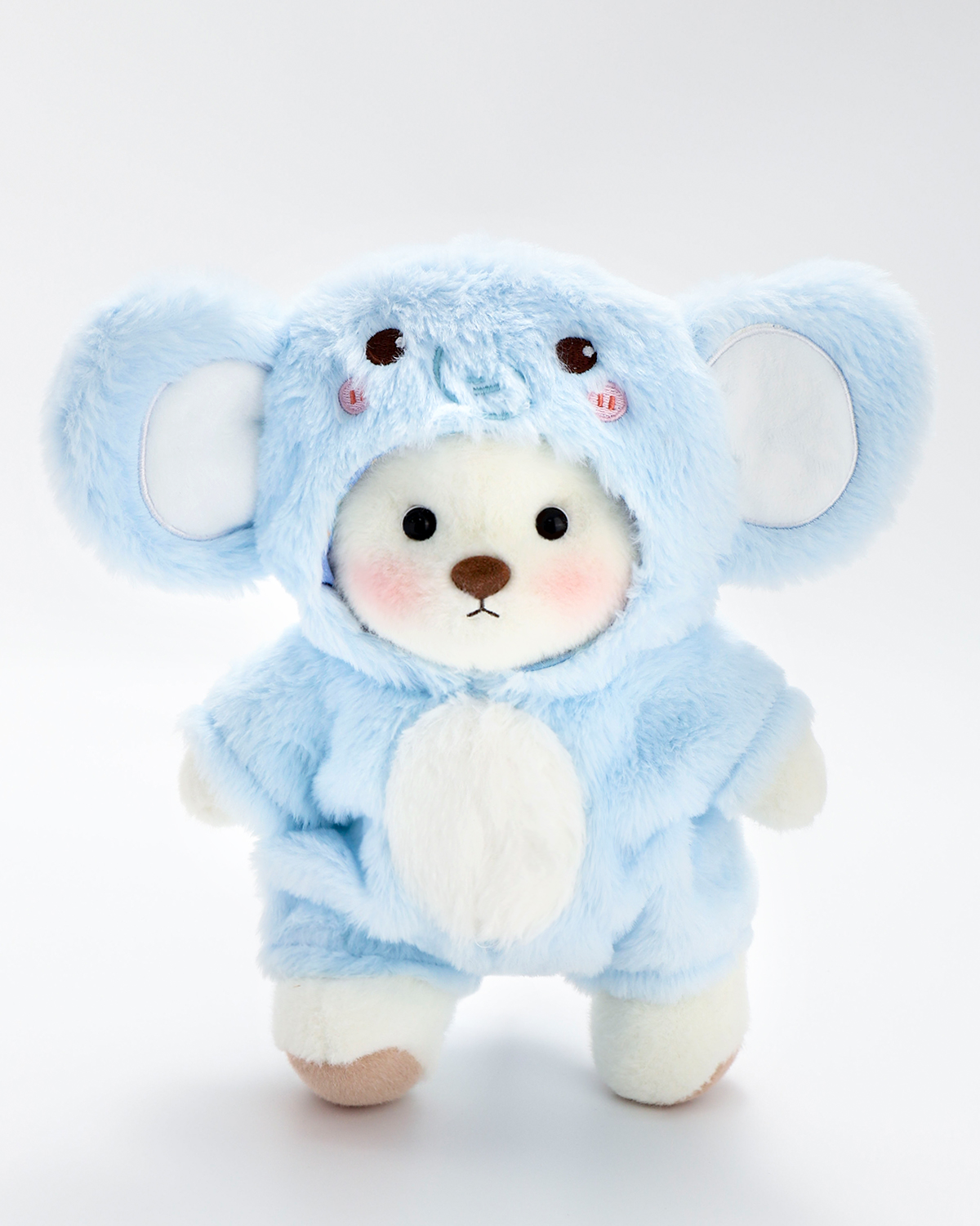 Getahug Sky Blue Elephant Bear | Handmade Jointed Stuffed Animal Gift