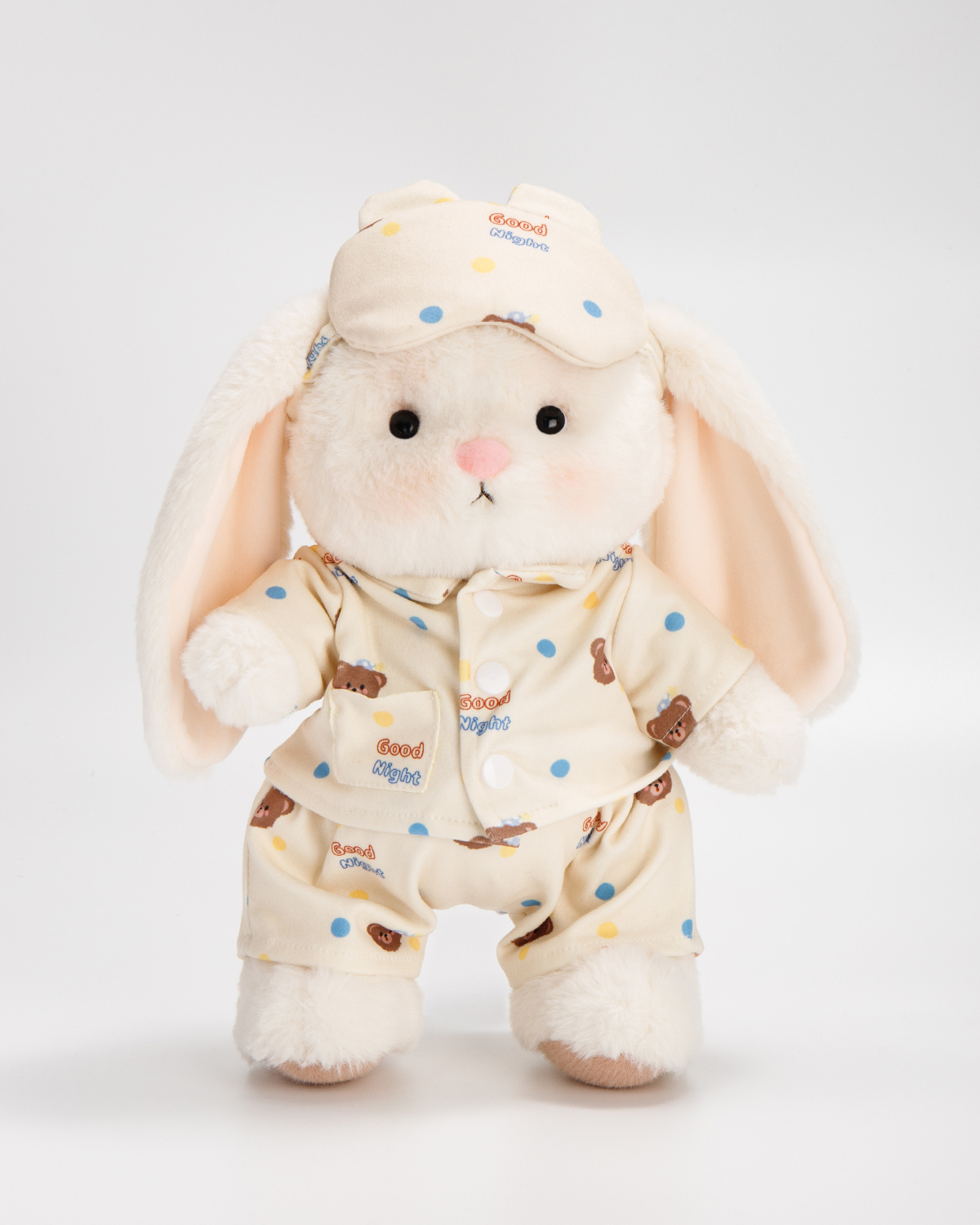 Getahug Goodnight Pajamas Bunny | Handmade Jointed Stuffed Animal Gift