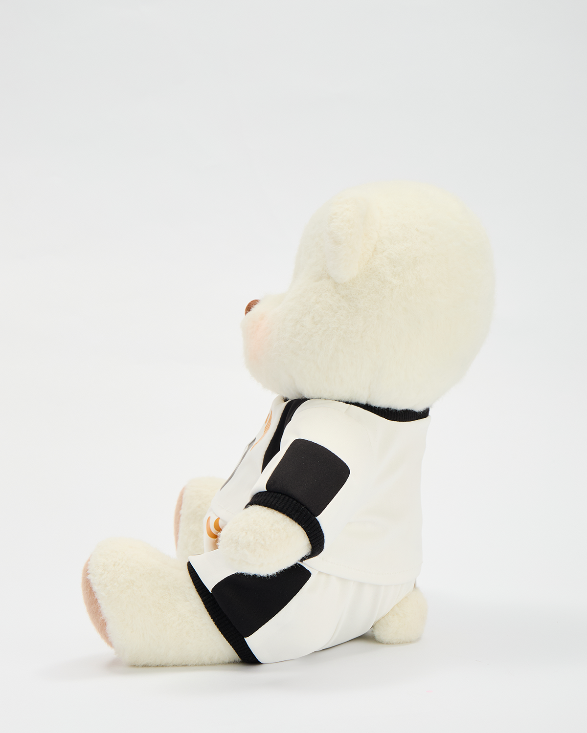 Getahug No. 27 White Basketball Jersey Bear | Handmade Jointed Stuffed Animal Gift