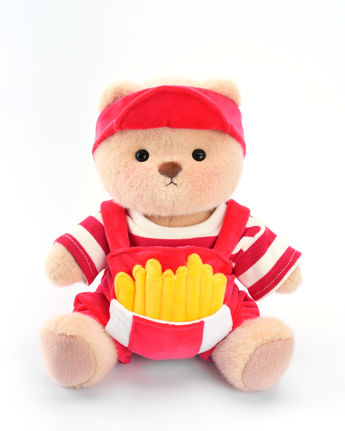 Getahug 🍟French Fry Overalls Bear | Handmade Jointed Teddy Bear Gift