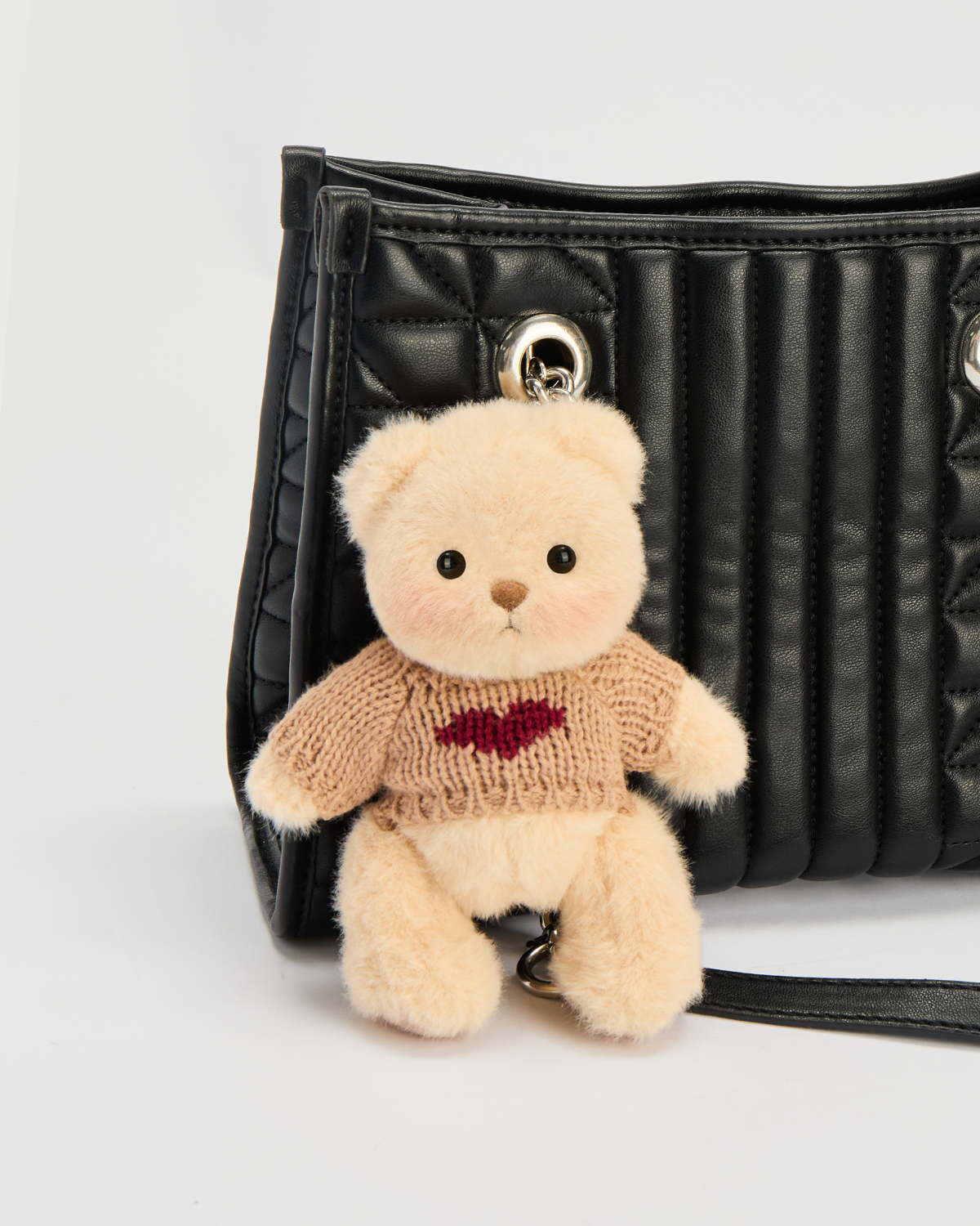 Getahug 5.9 Inches Brown Sweater Brown Mini Bear Pendant Keychain Gift