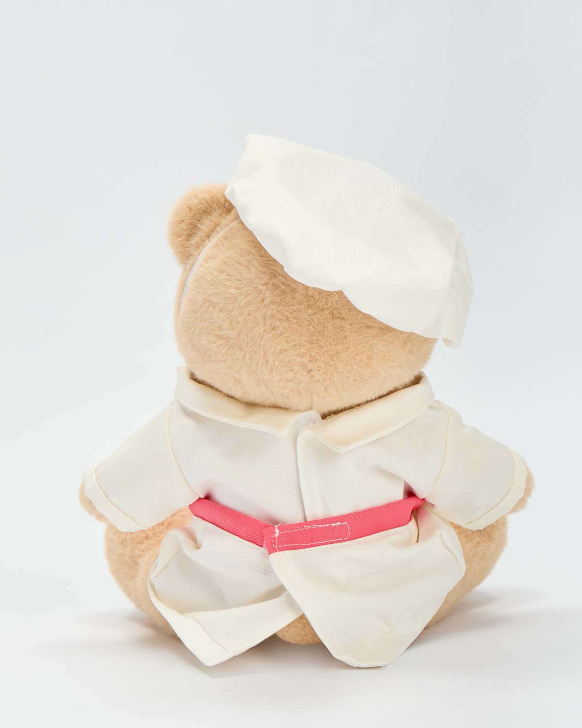 Getahug Pink Bow Female Chef Bear | Handmade Jointed Teddy Bear Gift