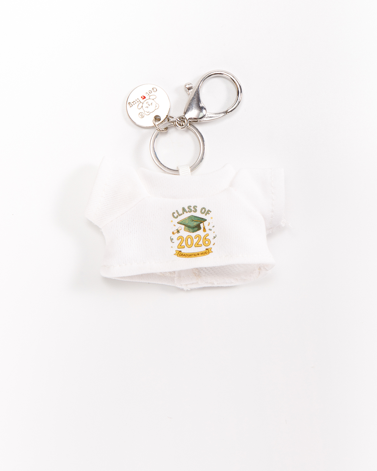 Getahug Class of 2026 Graduation Mini Bunny Keychain | 5.9 Inches Plush Bag Charm Gift for Graduates