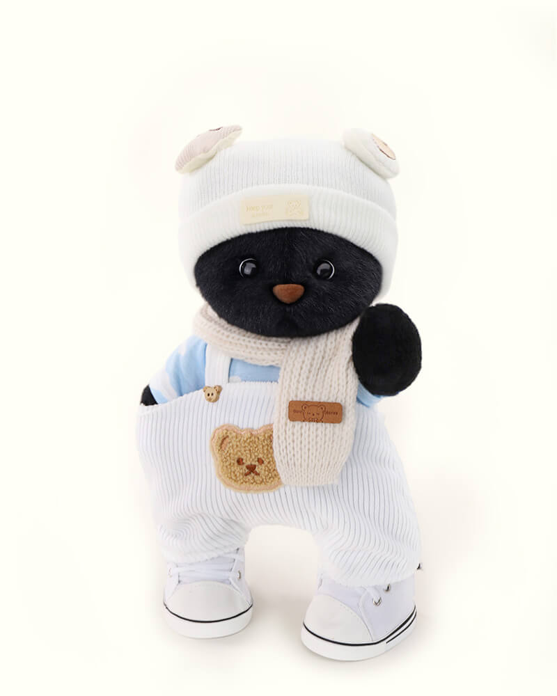 Getahug The Cool Black Bear | Handmade Jointed Teddy Bear Gift