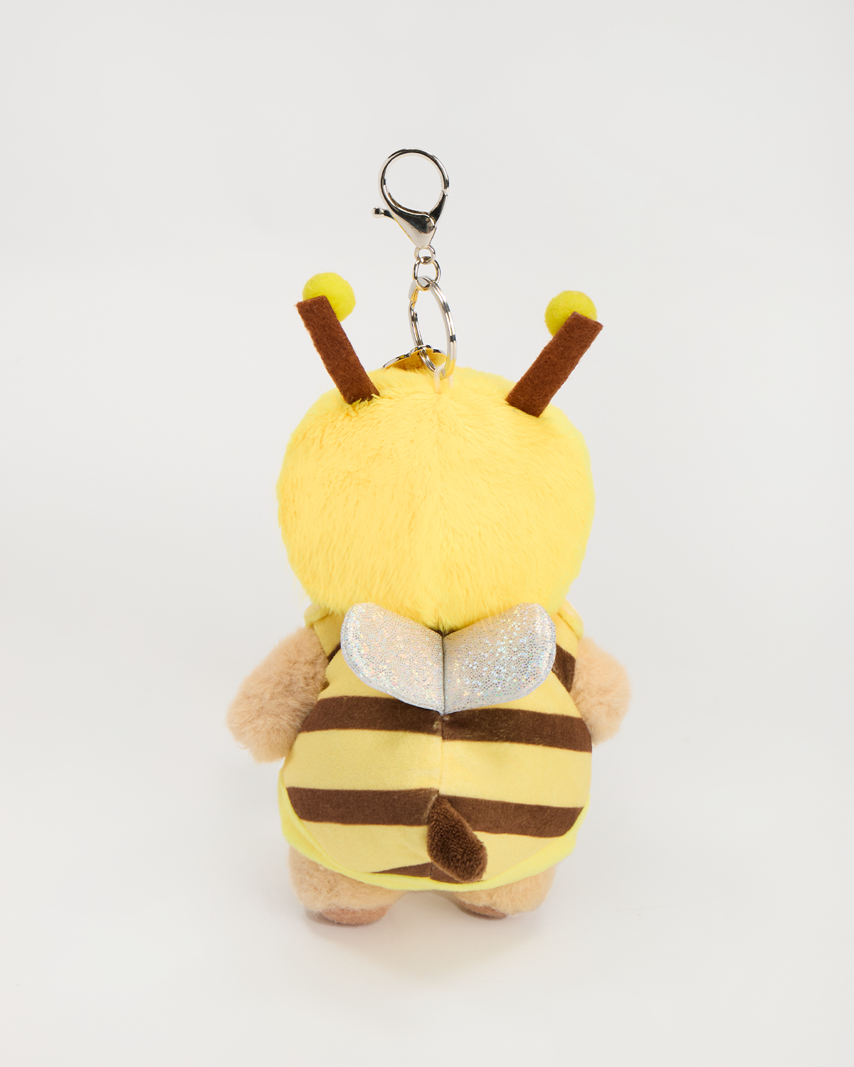 Getahug 5.9 Inches Honey Bee Brown Mini Bear Bag Charm Keychains Gift