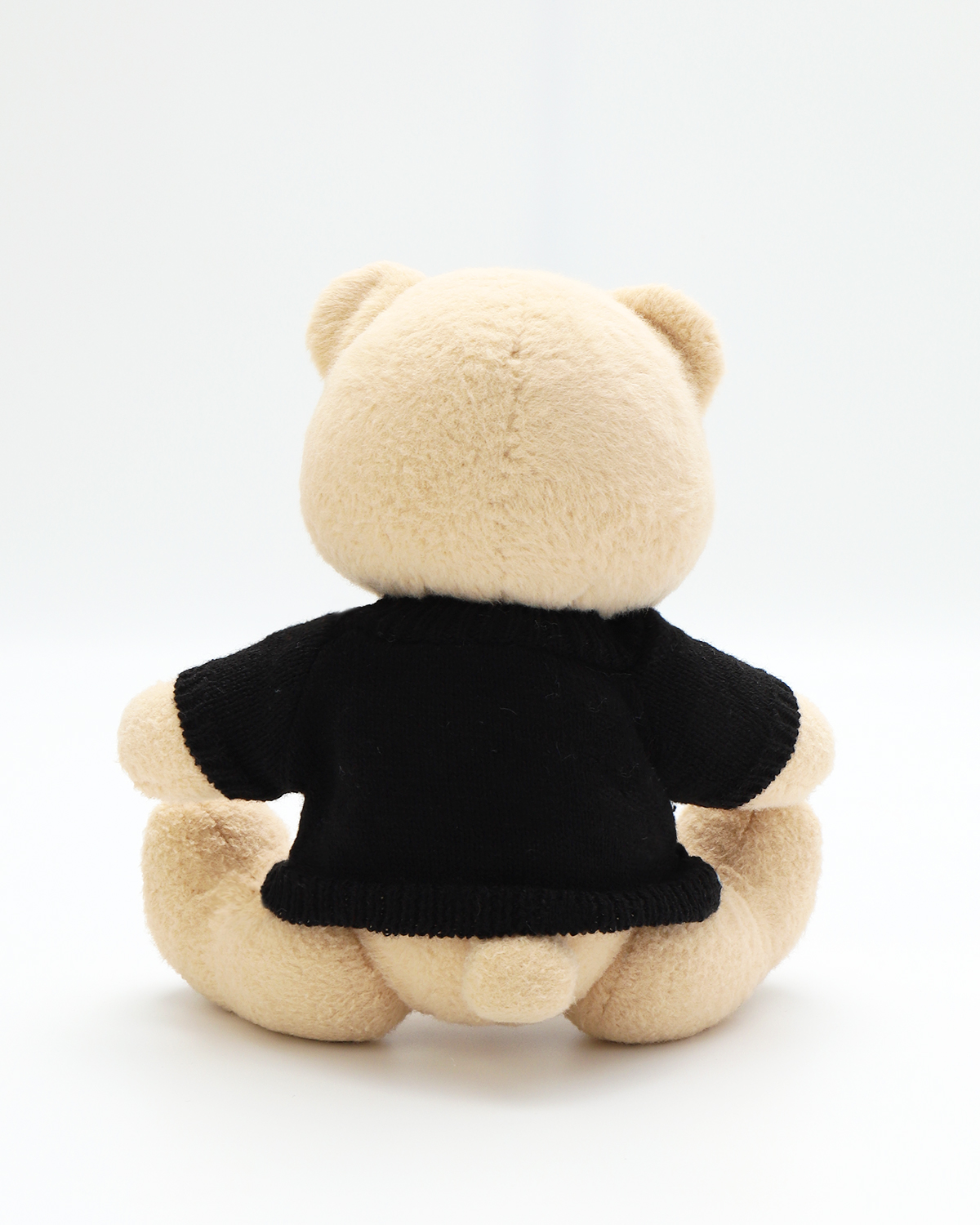 Getahug Black and White Checkered Sweater Bear | Handmade Jointed Stuffed Animal Gift