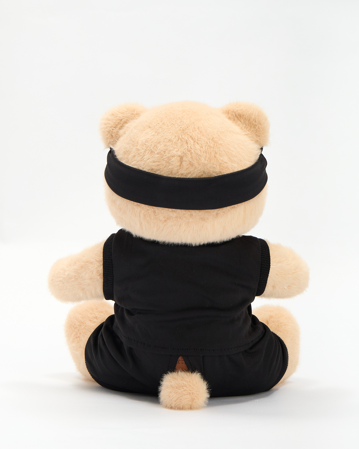 Getahug Basketball Print Black Jersey Bear | Handmade Jointed Stuffed Animal Gift