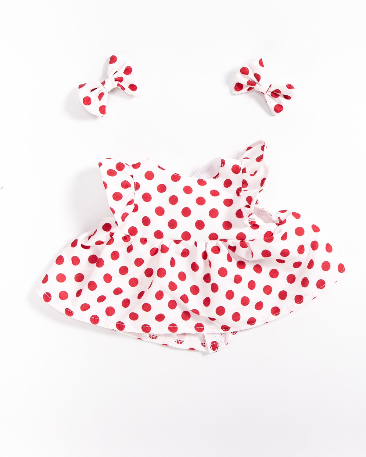 Getahug Sunny Polka Dot Dress Jointed Bunny Plush | Handmade Stuffed Animal Gift