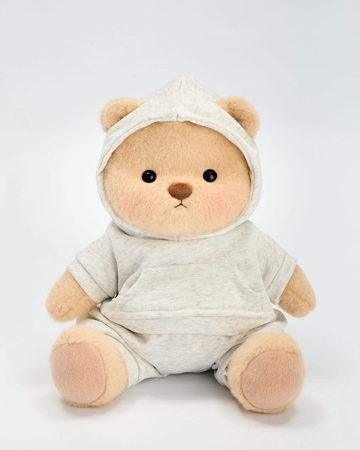 Getahug Grey Hoodie Bear | Handmade Jointed Teddy Bear Gift